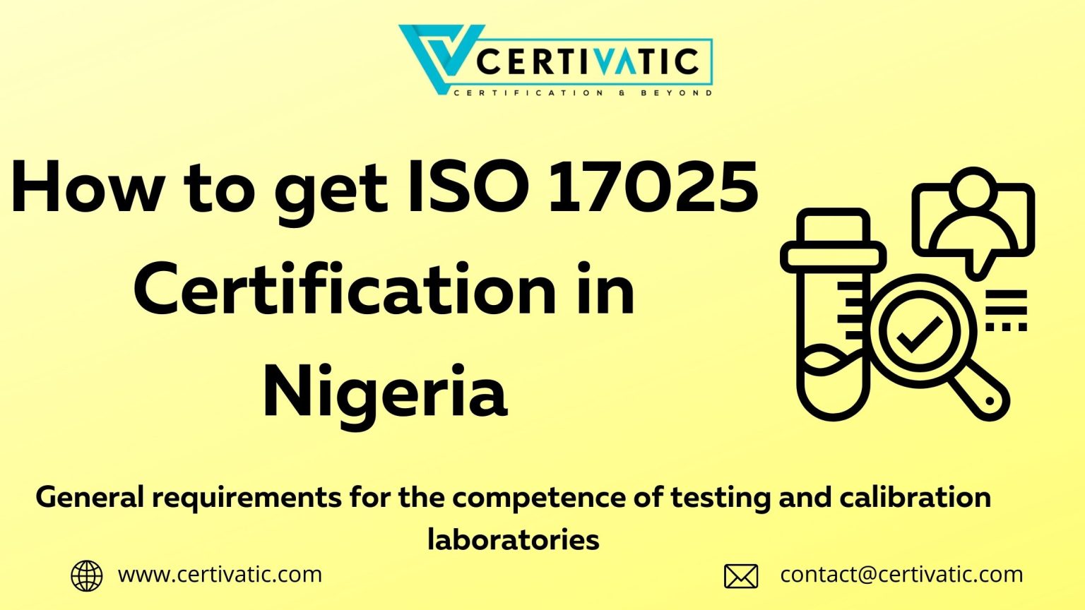 How to get ISO 17025 certification in Nigeria?