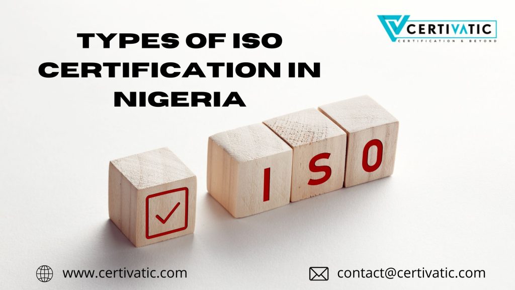 Types of ISO Certification in Nigeria