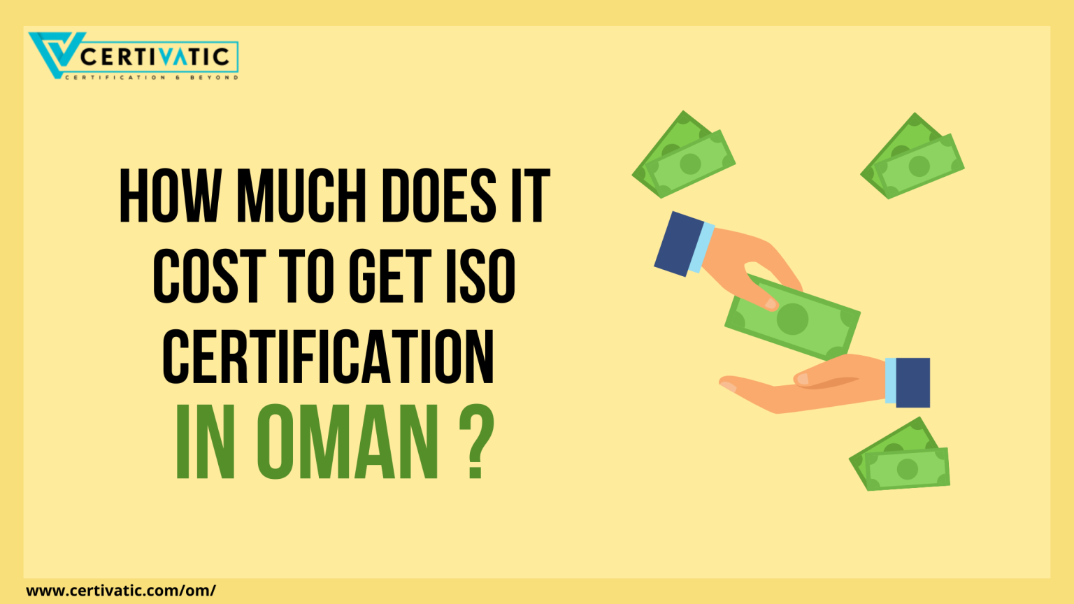 How much does it cost to get ISO certification in Oman?