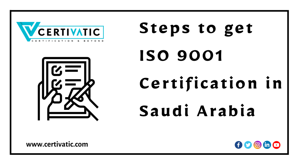 Steps to get ISO 9001 Certification in Saudi Arabia