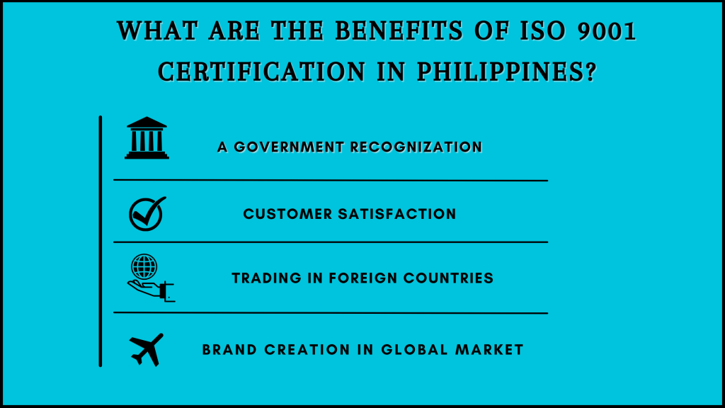 What are the benefits of ISO 9001 certification in Philippines ISO Certification